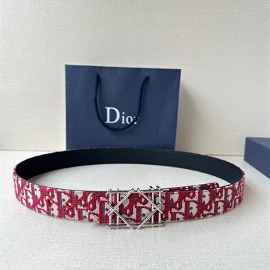 DIOR   2025新款時尚皮帶   3.5CM