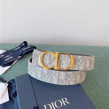 DIOR   2025新款時尚皮帶   3.5CM