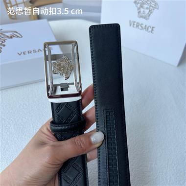 VERSACE   2025新款時尚皮帶   3.5CM