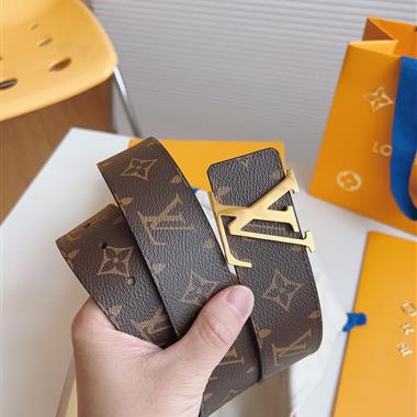 LOUIS VUITTON   2025新款時尚皮帶   4.0CM