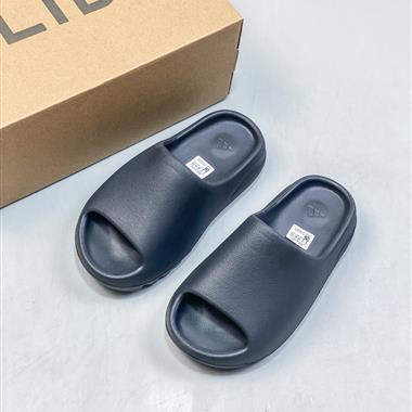 West x Adidas Yeezy Slide"Glow Green" 椰子戶外風格沙灘涉水百搭運動穿搭拖鞋