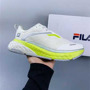 FILA  Athletics 時尚舒適 網布織物防滑耐磨 低幫訓練跑步鞋