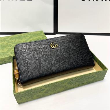 GUCCI   2025新款時尚皮夾 尺寸：19x10CM