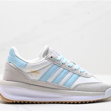 Adidas SL 72 RTN三葉草復古休閑跑步鞋休閑運動鞋