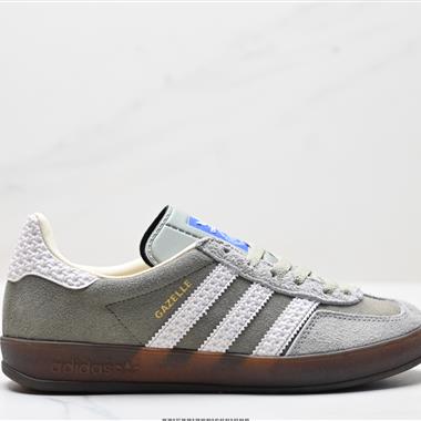 Adidas Originals Gazelle INdoor 三葉草休閑防滑耐磨低幫板鞋