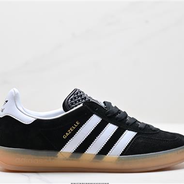 Adidas Originals Gazelle INdoor 三葉草休閑防滑耐磨低幫板鞋