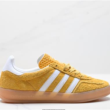 Adidas Originals Gazelle INdoor 三葉草休閑防滑耐磨低幫板鞋