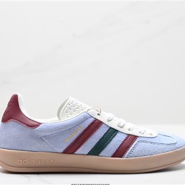 Adidas Originals Gazelle INdoor 三葉草休閑防滑耐磨低幫板鞋