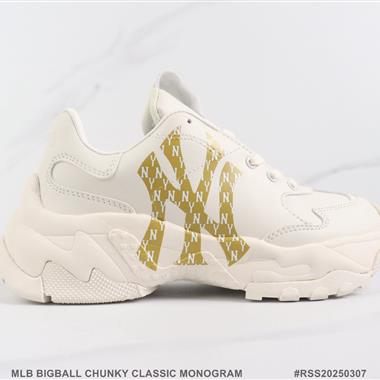 MLB BIGBALL CHUNKY CLASSIC MONOGRAM 厚底休閑跑步鞋