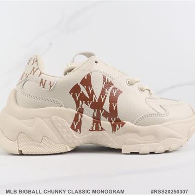 MLB BIGBALL CHUNKY CLASSIC MONOGRAM 厚底休閑跑步鞋