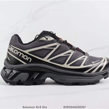 Salomon Xt-6 Gtx 減震休閑跑步鞋 