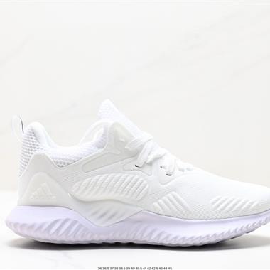 Adidas Alphabounce 阿爾法高彈馬牌鯊魚鰓紋大底休閑運動慢跑鞋 