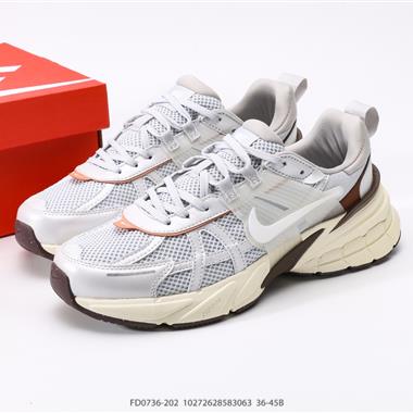 NIKE V2K RUN跑步鞋復古風潮 網面透氣運動鞋