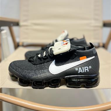Off-White x Nike  Air Vapormax Flyknit 2.0「二代全掌大氣墊系列飛織低幫百搭休閑運動慢跑鞋