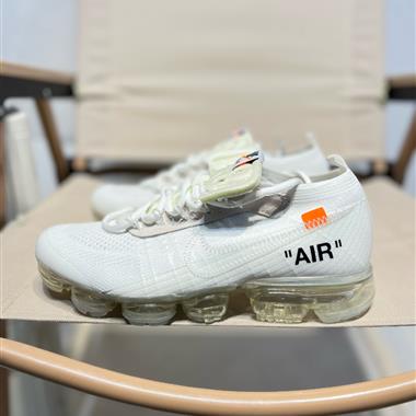Off-White x Nike  Air Vapormax Flyknit 2.0「二代全掌大氣墊系列飛織低幫百搭休閑運動慢跑鞋