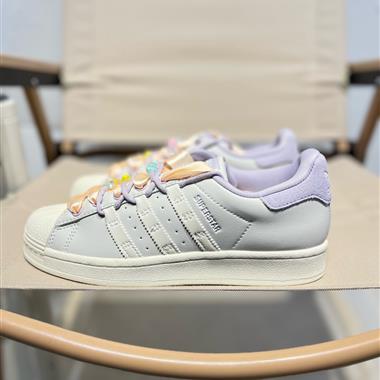 Adidas 三葉草SUPERSTAR W經典貝殼頭運動板鞋