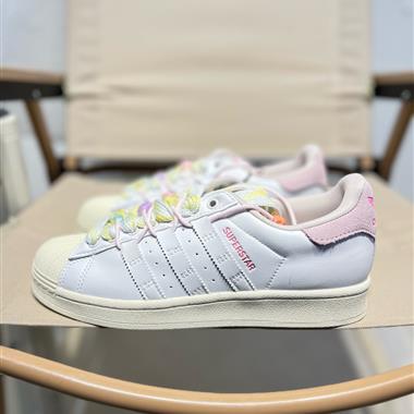 Adidas 三葉草SUPERSTAR W經典貝殼頭運動板鞋
