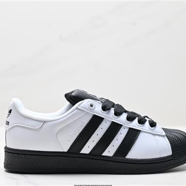 Adidas 三葉草 Originals Superstar貝殼頭系列低幫經典百搭休閑運動板鞋