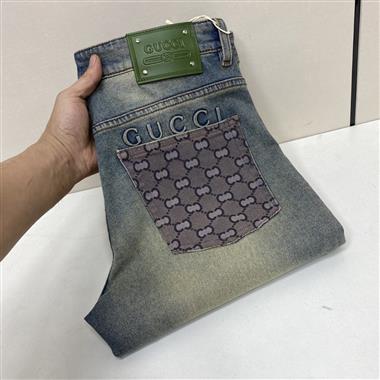 GUCCI   2025春夏新款休閒牛仔褲