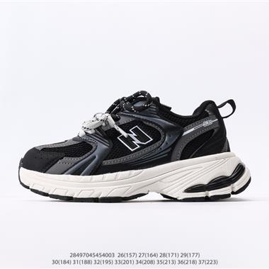 New Balance 系列復古老爹風休閑運動慢跑鞋