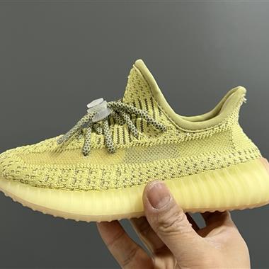 Adidas 椰子350V2真爆鞋帶扣兒童一腳蹬運動鞋