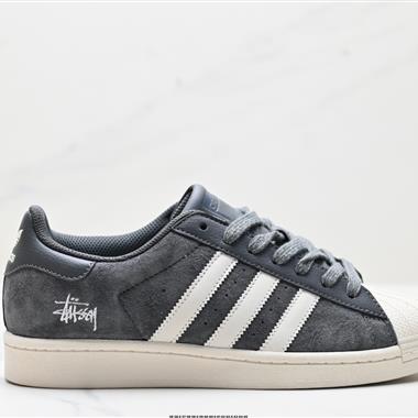 Adidas 三葉草 Originals Superstar貝殼頭系列低幫經典百搭休閑運動板鞋
