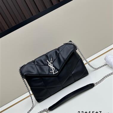 YSL   2025新款女生時尚包包  尺寸：23x15x7CM
