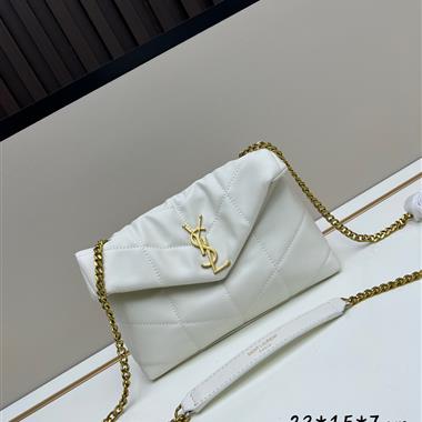 YSL   2025新款女生時尚包包  尺寸：23x15x7CM