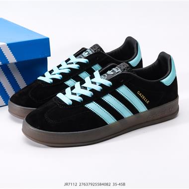 Adidas Originals Gazelle INdoor 三葉草休閑防滑耐磨低幫板鞋