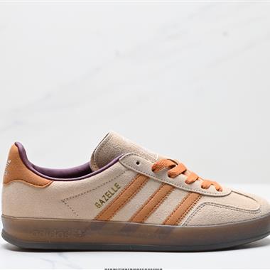 Adidas Originals Gazelle Indoor 三葉草休閑防滑耐磨低幫板鞋