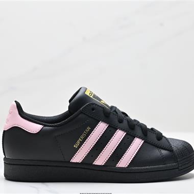 Adidas三葉草 Originals Superstar貝殼頭系列低幫經典百搭休閑運動板鞋
