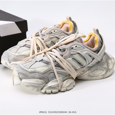 Adidas XLG RUNNER DELUXE 系列低幫老爹風增高復古閑運動慢跑鞋