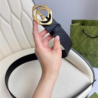 GUCCI   2025新款時尚皮帶  3.8CM