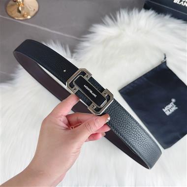 Montblanc   2025新款時尚皮帶  3.5CM