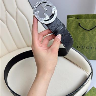 GUCCI   2025新款時尚皮帶  3.8CM