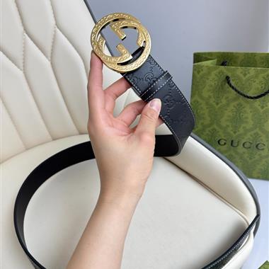 GUCCI   2025新款時尚皮帶  3.8CM