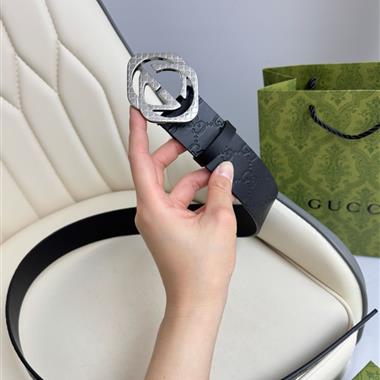 GUCCI   2025新款時尚皮帶  3.8CM