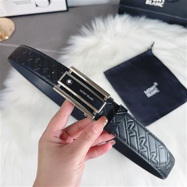 Montblanc   2025新款時尚皮帶  3.5CM