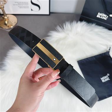 Montblanc   2025新款時尚皮帶  3.5CM