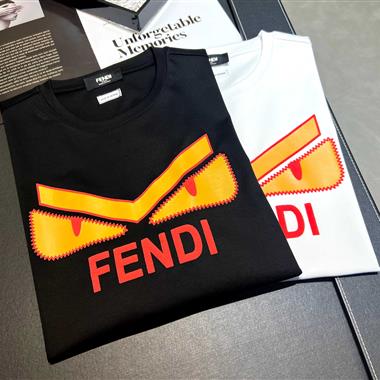 FENDI   2025春夏新款短袖POLO衫  黑色