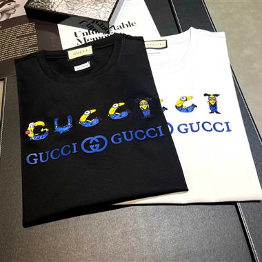 GUCCI   2025春夏新款短袖POLO衫  白色