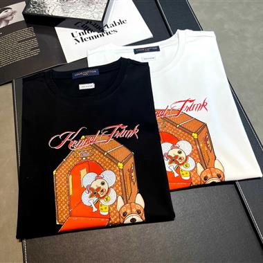 LouisVuitton   2025春夏新款短袖POLO衫  黑色