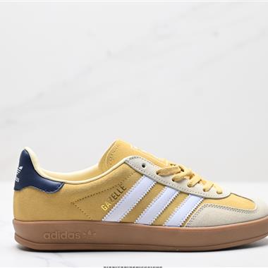 Adidas Originals Gazelle Indoor 三葉草休閑防滑耐磨低幫板鞋