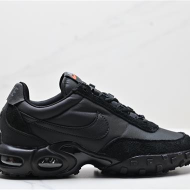 Nike AIR MAX WAFFLE RACER SP"Triple Black" 舒適防滑耐磨 低幫 生活休閑鞋