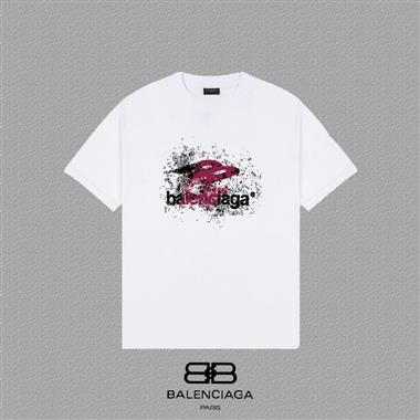 Balenciaga   2025夏季新款短袖T恤  男女同款