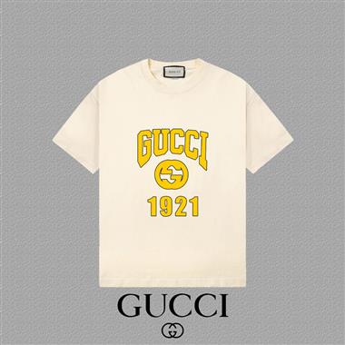 GUCCI   2025夏季新款短袖T恤  男女同款