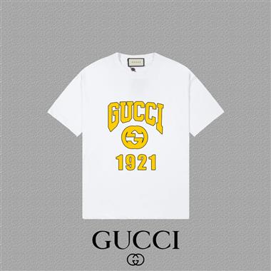 GUCCI   2025夏季新款短袖T恤  男女同款