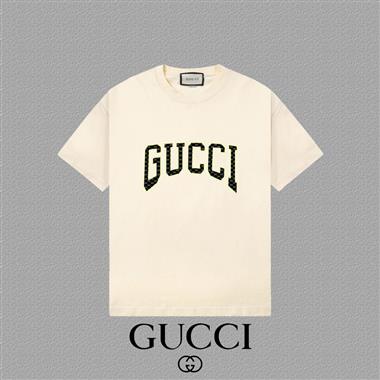 GUCCI   2025夏季新款短袖T恤  男女同款
