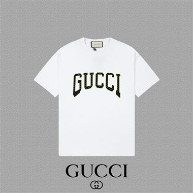 GUCCI   2025夏季新款短袖T恤  男女同款