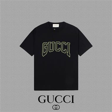 GUCCI   2025夏季新款短袖T恤  男女同款